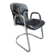 Fauteuil en cuir par Willy RIZZO pour CIDUE