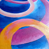 Orphism abstract painting