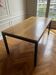 Table room & board parsons – noyer & metal structure – 183 × 91 cm