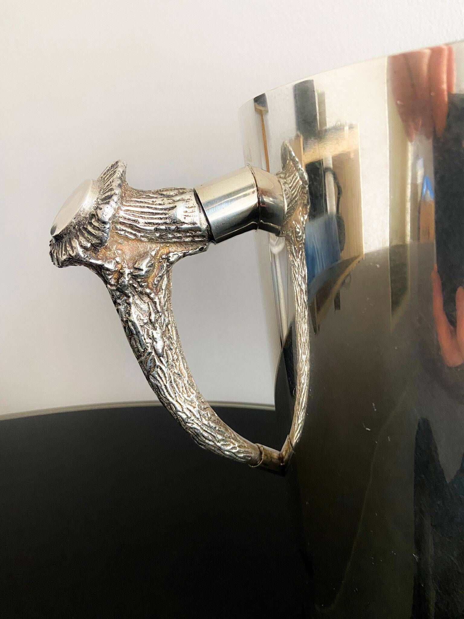 Un secchiello per il ghiaccio placcato in argento ralph lauren