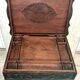 Ethnic carved wooden worker's furniture
