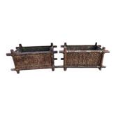 Pair of cast iron planters from 1900 in Charleville - Mézières
