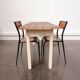 Fine and long farm table