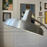 Flexible chrome metal desk lamp, 1970s