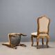 Eclectic antique carved wooden chairs, Italy, 19th century