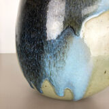 Abstract ceramic studio stoneware vase by Gotlind Weigel, Germany, 1960s