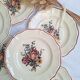 Assiettes plates Digoin Sarreguemines Modèle Lorraine