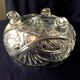 Cup or empty pocket on foot crystal size bohemian size
