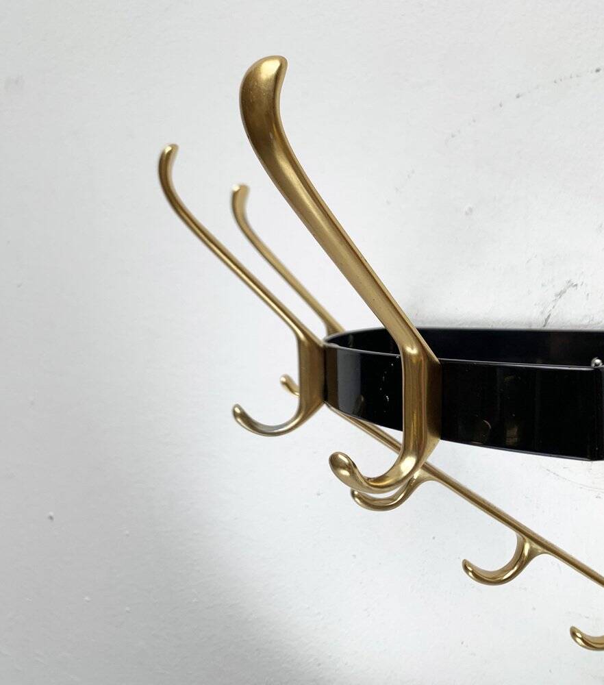 Mid-century metal corner coat rack, 1960s