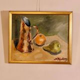 « Nature morte au pichet et aux fruits » de J Bjurling