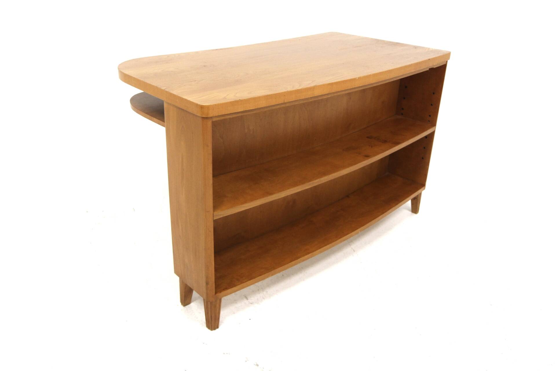 Scandinavian elm desk, by Swedish Modern, Sweden, 1940