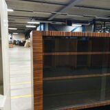 Vintage ebony wall cabinet