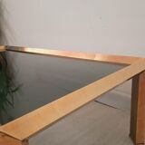 Table basse vintage en laiton