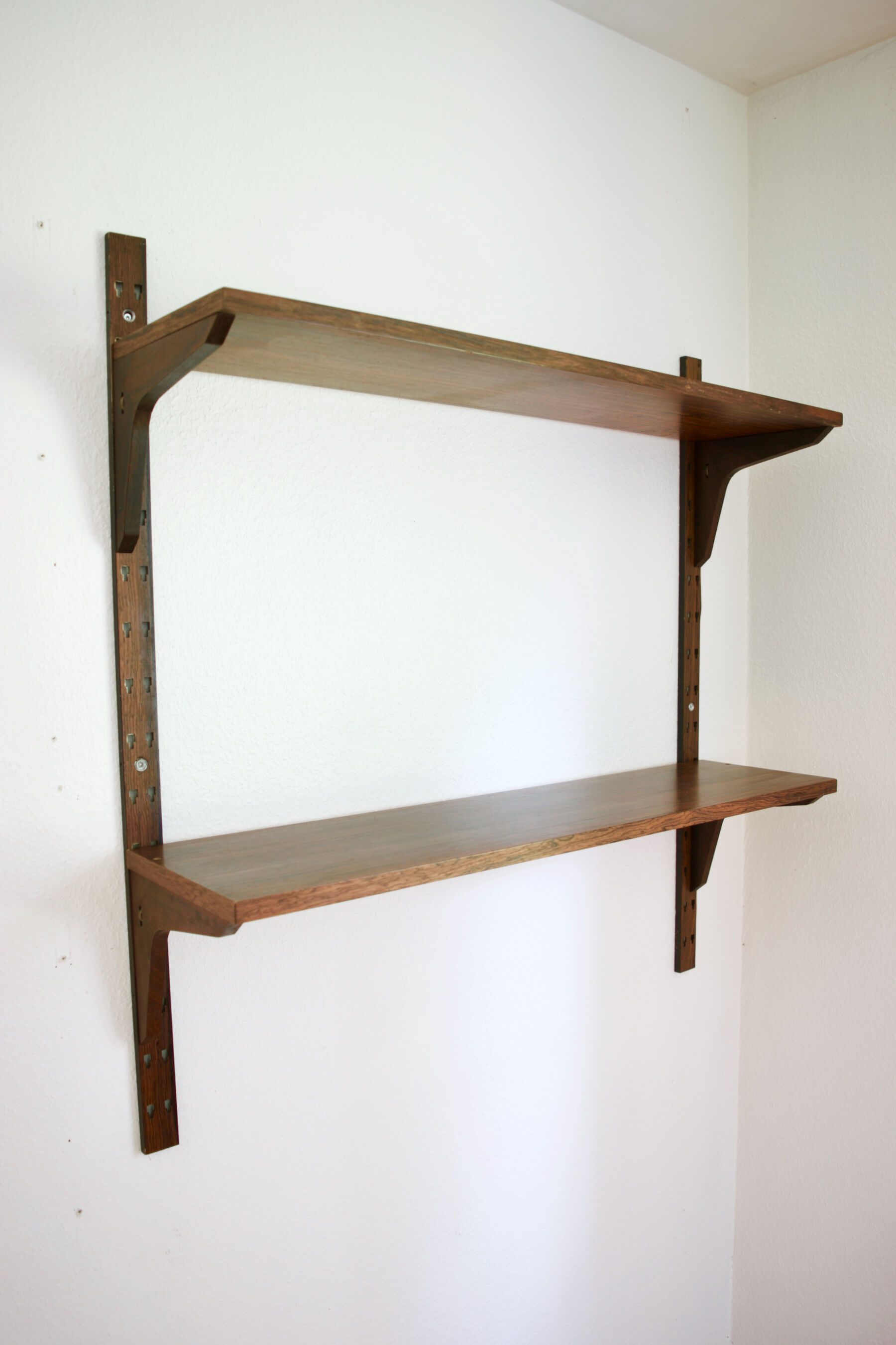 Danish Mid-Century Rosewood Wall Shelves.