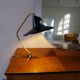Brass table lamp on a tripod in modern Swedish style, Sweden, 1950.