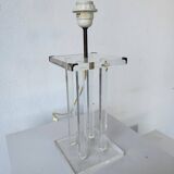 David Lange Lucite Table Lamp