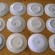 Set of 12 different dessert plates