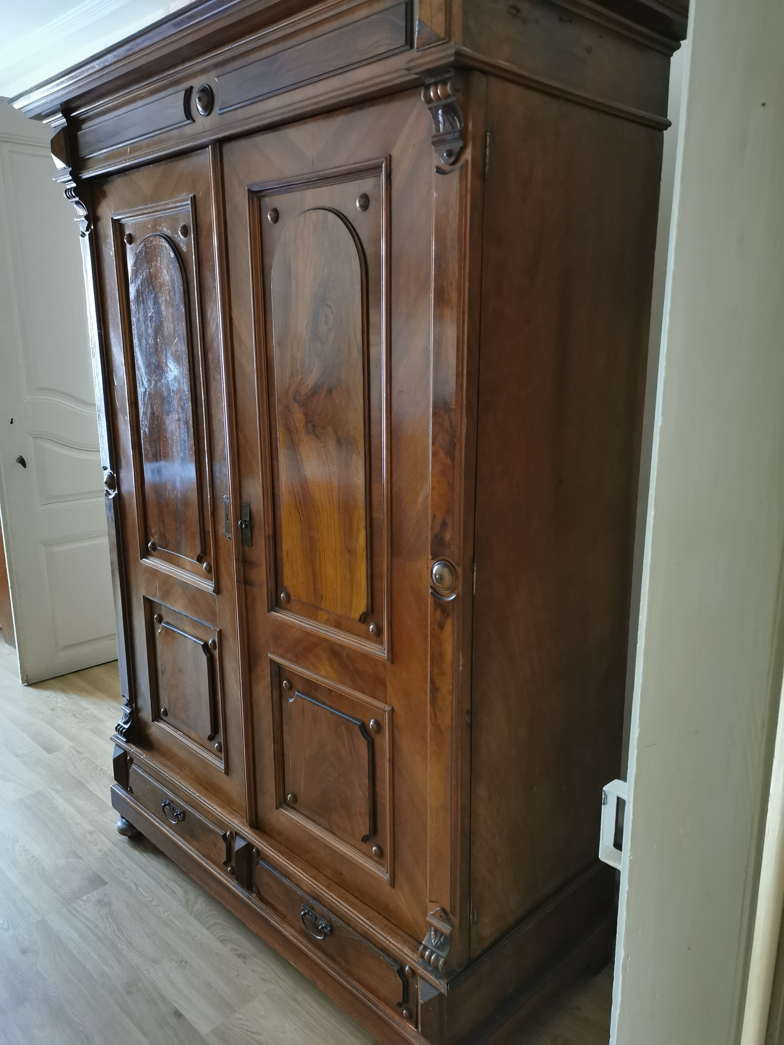 Walnut cabinet