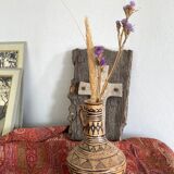 Berber vase painted terracotta