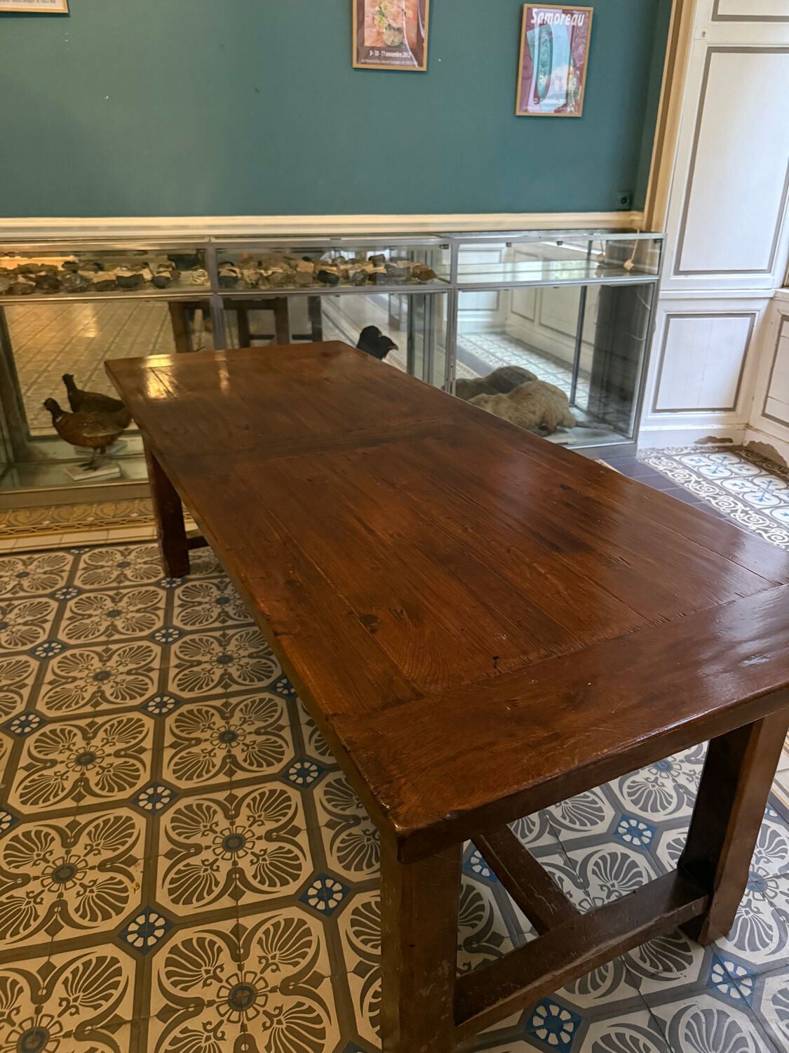Dining table 225cm by 85cm
