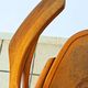 Art Nouveau office chair with curved wood attributed to J&J Kohn, 704 1/2 4V