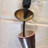 Vallauris style terracotta pendant light, 1970s