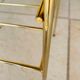 Table d’appoint, vintage , 2 étagères bois laiton circa 1960s