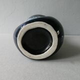 Ceramic vase fat lava, 60s