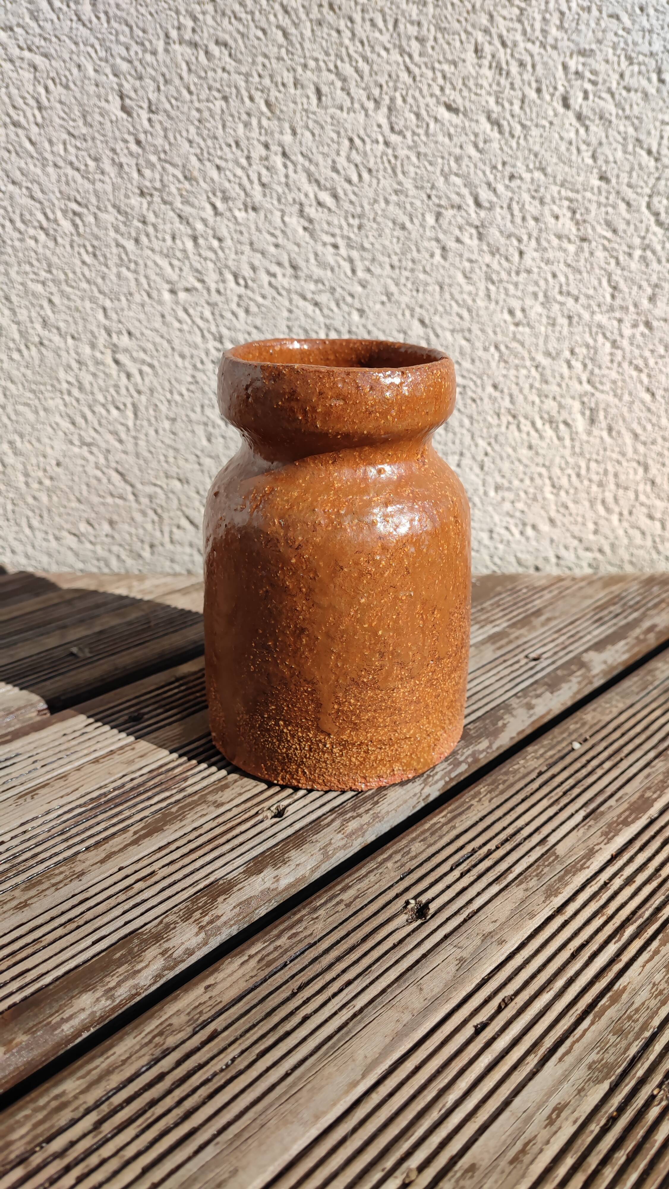Vintage stoneware vase