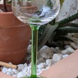 Silkscreened wine glasses from Alsace