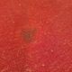 Round carpet in red moumoute style pelfran diameter 130cm vintage