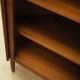 Danish teak corner display cabinet on tapered legs, 1960s