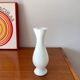 white opaline vase design from the 50s