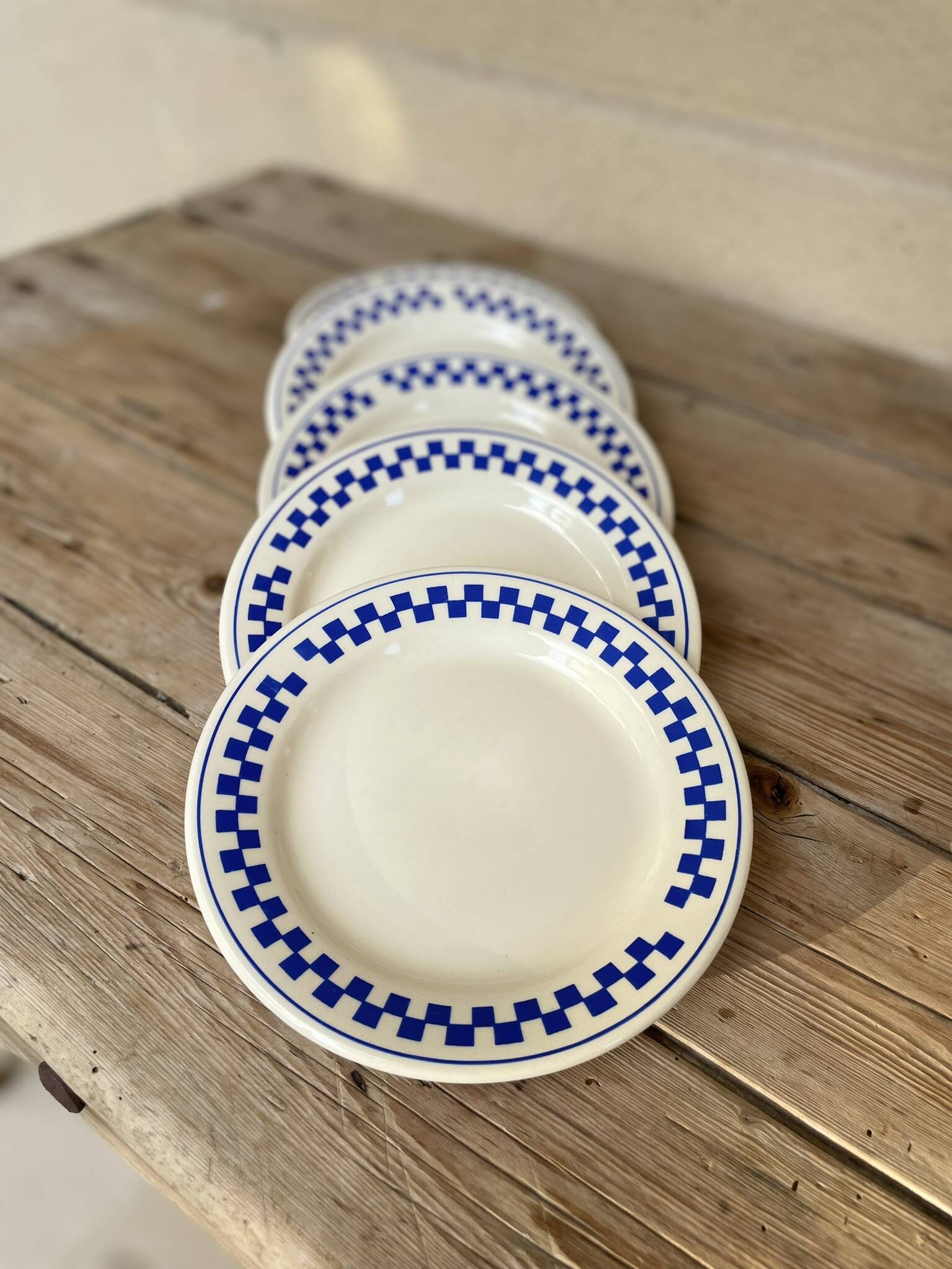 Lot de 5 assiettes vintage