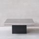Metal mid-century etched coffee table