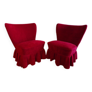 Paire de fauteuils vintage