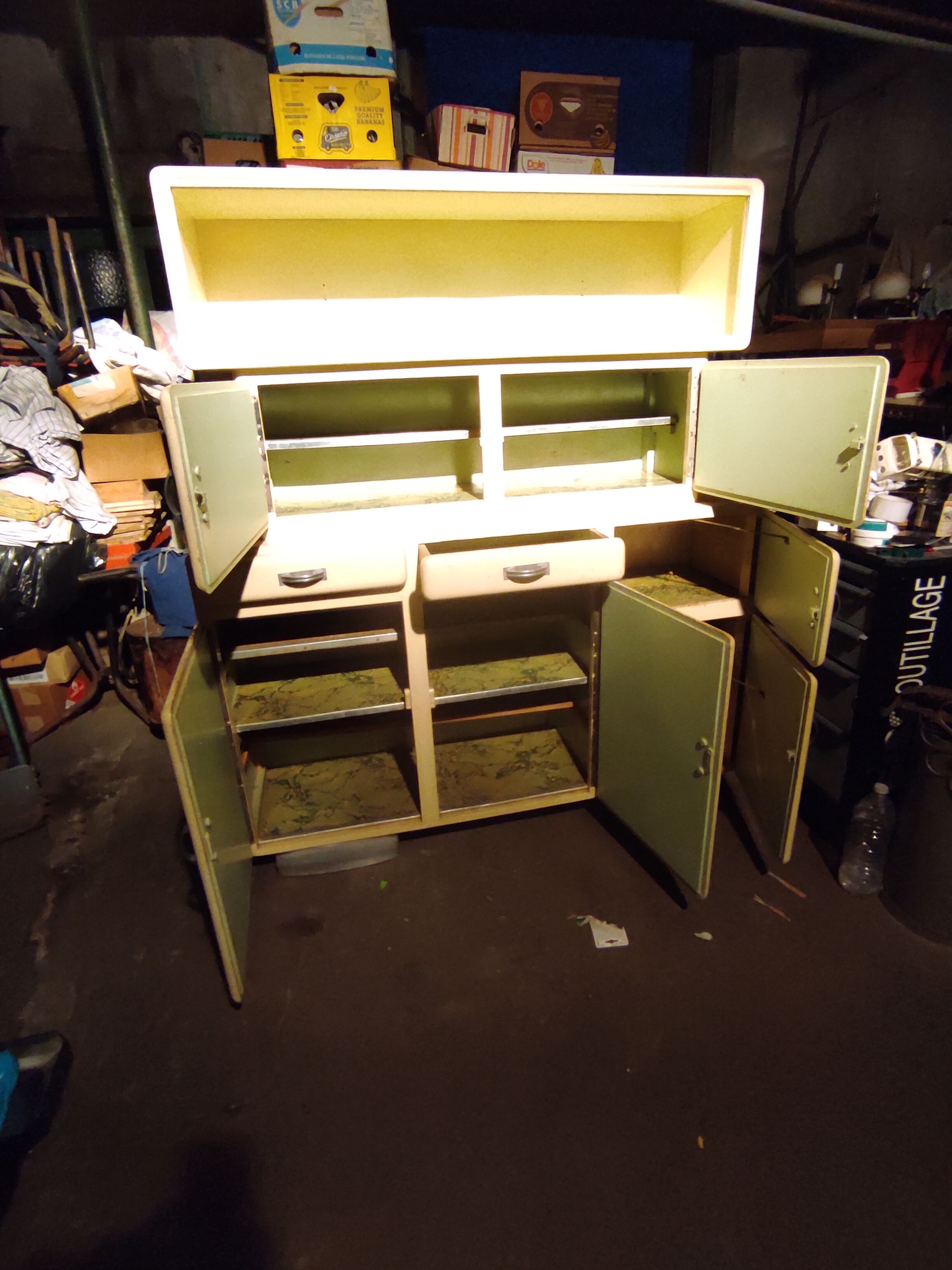 Vintage Mado buffet without sliding windows