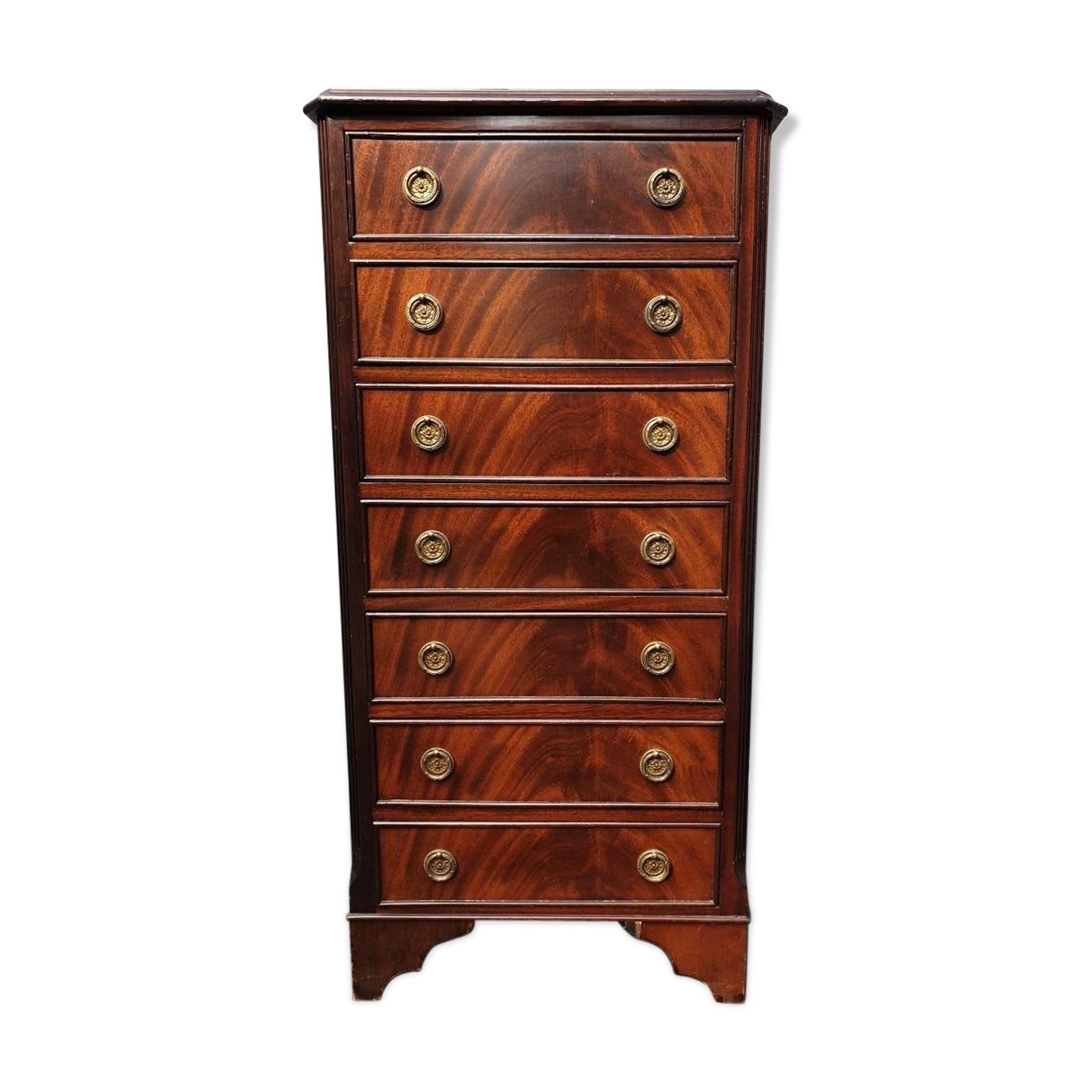 Georgian mahogany style english week planner