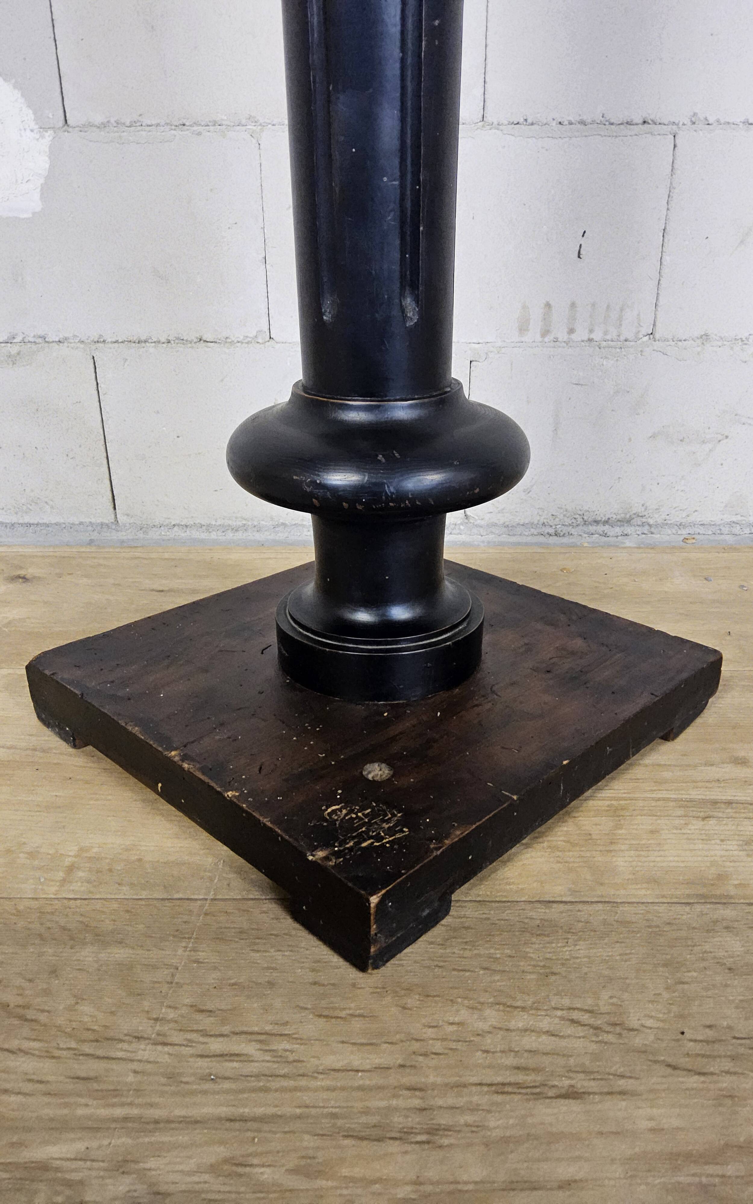 Antique wooden plant stand / pedestal / plinth