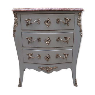 Louis XV-style dresser, painted