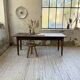 Table de ferme chêne 1950 pieds fuseaux