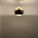 Golden Space Age Glass Pendant Lamp by Peill and Putzler