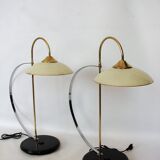 Paire de lampes minimalistes, années 1970