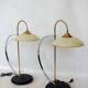Pair of minimalist lamps, 1970s