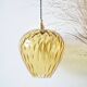 Amber glass pendant