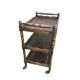 Old wooden serving trolley