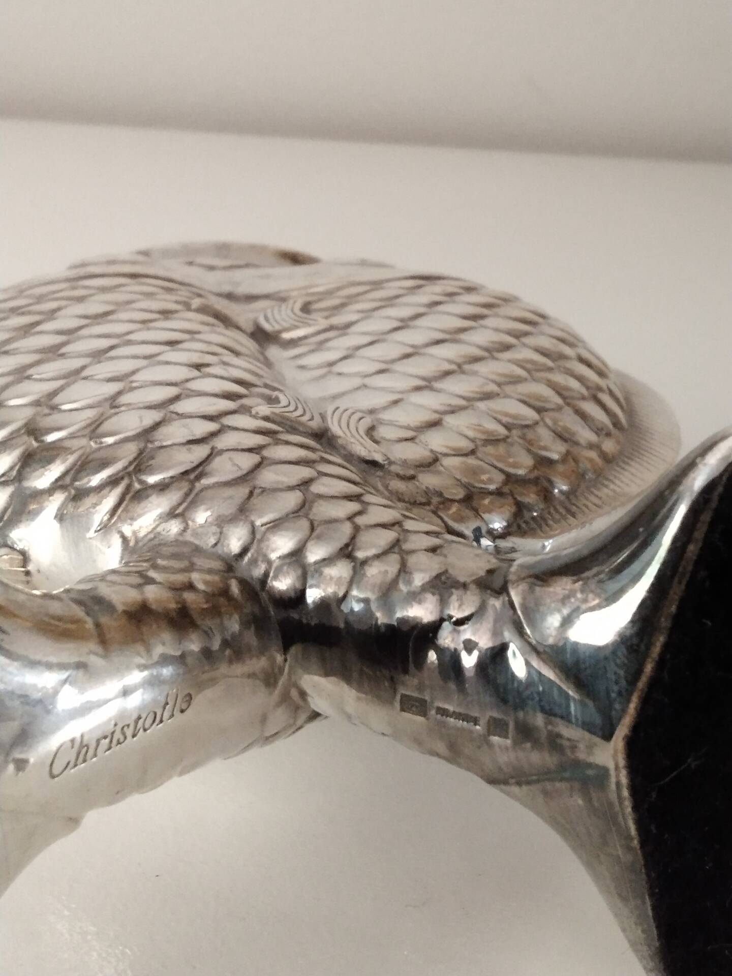 Christofle fish vase