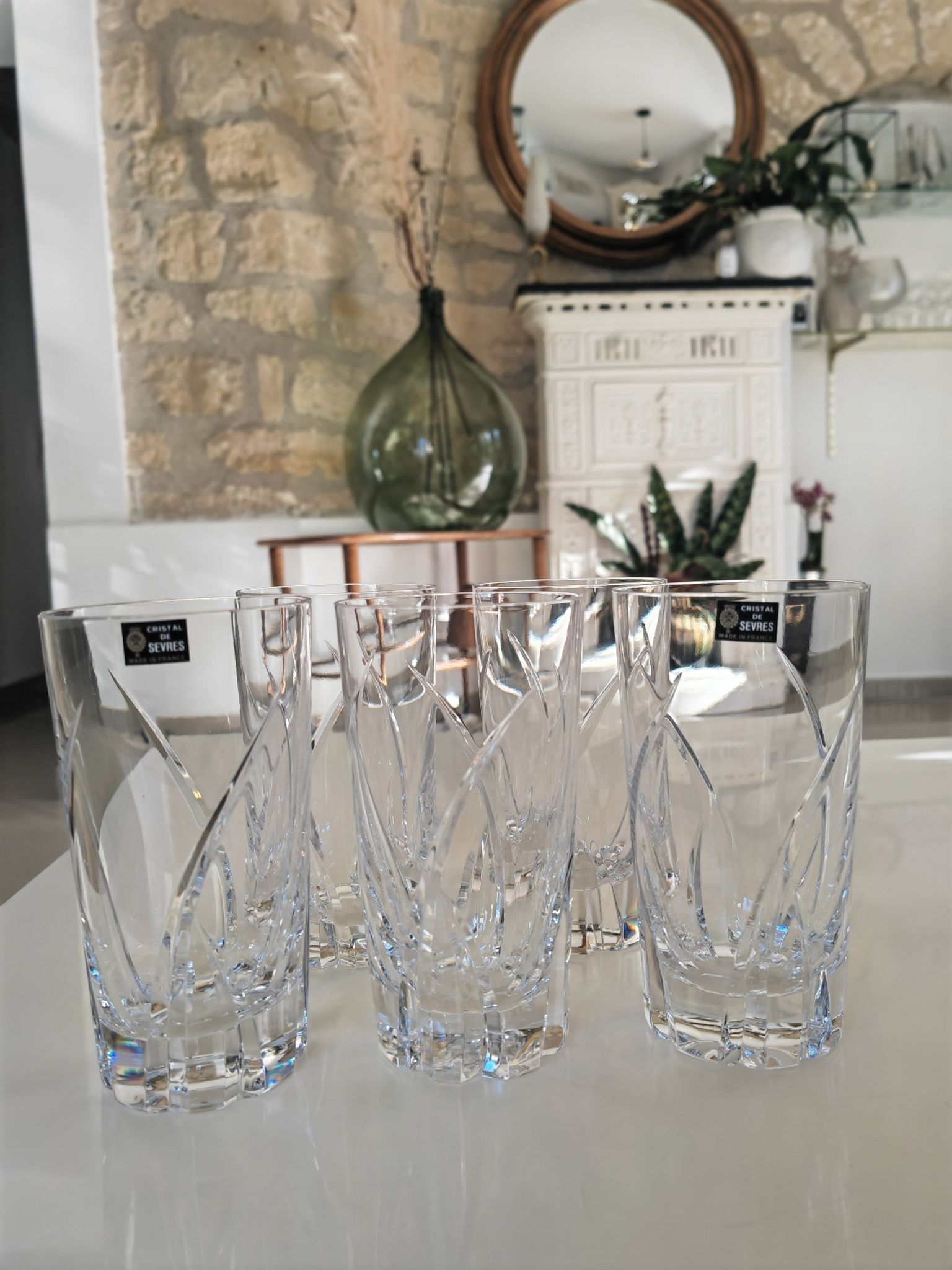 Verres Niagara Crystal from Sèvres