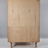 Vintage Beech Wardrobe, 1970s