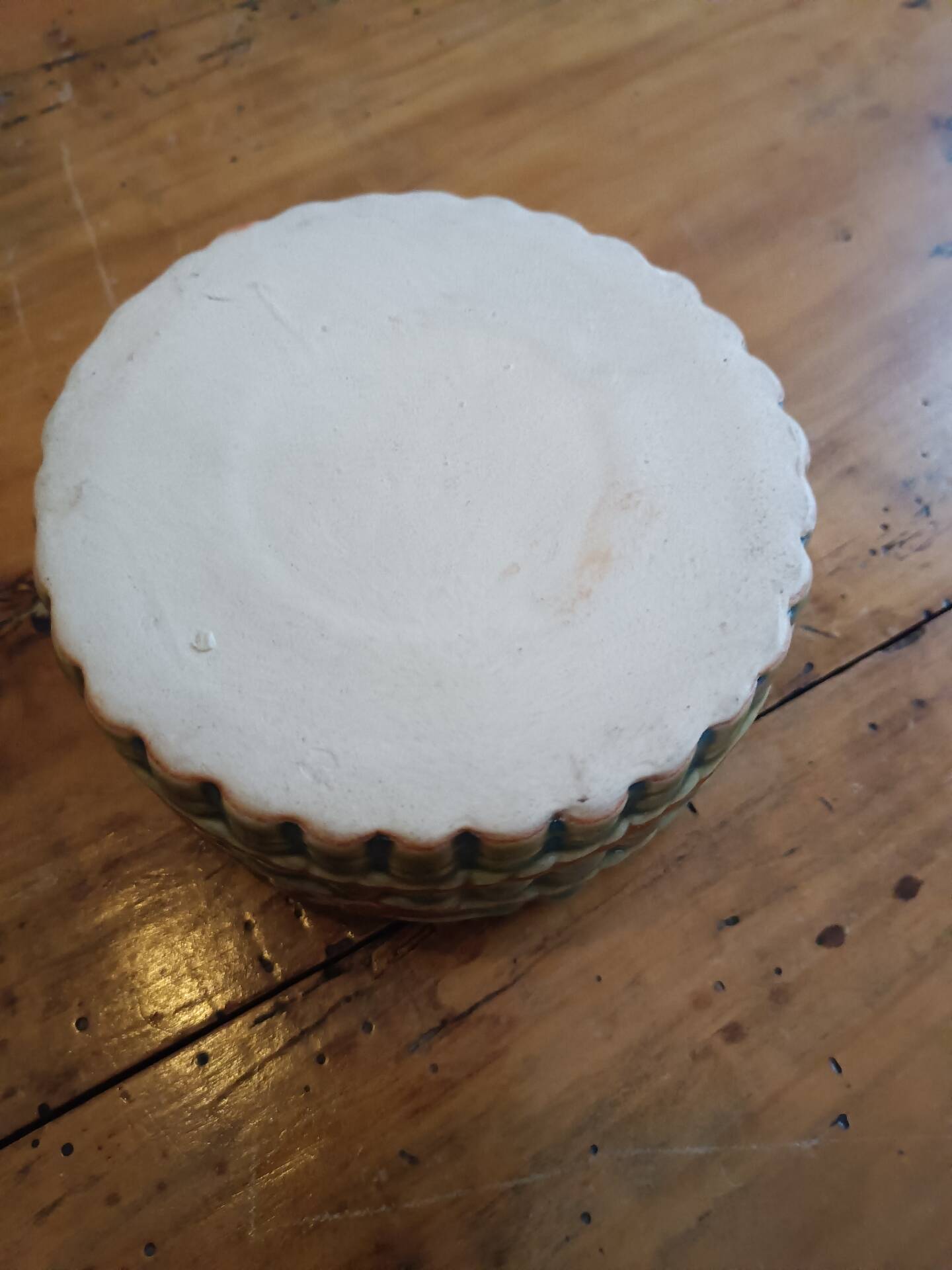 Vide poche bambous façon barbotine